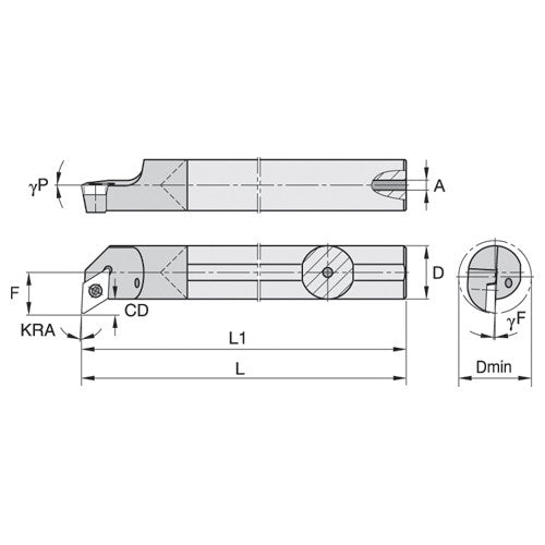 CCPI3126225R WG CARBIDE PROFILING BAR - Exact Tool & Supply