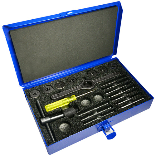 ‎10 Piece NC/NF 1/4-1/2 Carbon Hex Die Set - Exact Tool & Supply