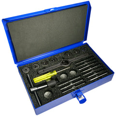 ‎10 Piece NC/NF 1/4-1/2 Carbon Hex Die Set - Exact Tool & Supply