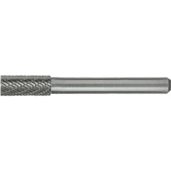 SA-3L6 Double Cut Solid Carbide Bur-Cylindrical without End Cut - Exact Tool & Supply