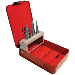 ‎3/16-3/4 RHC HSS 118 Degree Split Point Step Specialty Drill Set - Bright - Exact Tool & Supply