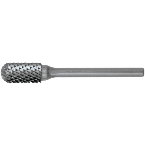 SC-3L6 Double Cut Solid Carbide Bur-Cylindrical with Ball Nose - Exact Tool & Supply