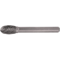 SE-1L6 Double Cut Solid Carbide Bur-Egg Shape