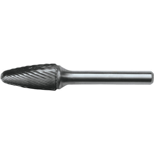 SF-5L6 Standard Cut Solid Carbide Bur-Round Nose Tree Shape - Exact Tool & Supply