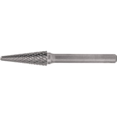 SL-3L6 Double Cut Solid Carbide Bur-Cone Radius Shape - Exact Tool & Supply