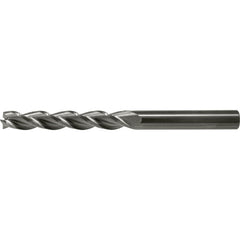 ‎3/4″ × 3/4″ × 1-5/8″ × 4″ RHS / RHC Solid Carbide 3-Flute Square End High-Performance End Mill for Aluminum - Bright - Exact Tool & Supply