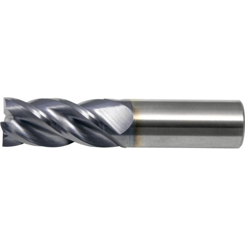 3/16″ × 3/16″ × 7/16″ × 2″ RHS / RHC Solid Carbide 4-Flute Corner Radius End Mill - TiAlN - Exact Tool & Supply