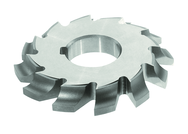3/4 Radius - 4-1/2 x 1-1/8 x 1-1/4 - HSS - Left Hand Corner Rounding Milling Cutter - 10T - TiAlN Coated - Exact Tool & Supply