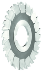 3 x 1/8 x 1 - Cobalt - Staggered Tooth Slitting  - 28T - TiAlN Coated - Exact Tool & Supply