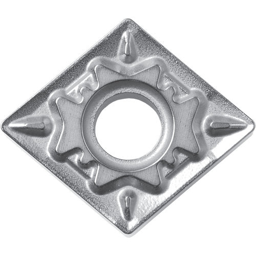 CNMG 432 HQ CA5525, 1/32″ Corner Radius, 3/16″ Thick, 1/2″ Inscribed Circle, TiCnulll2O3/TiN, Diamond, Turning Indexable Insert - Exact Tool & Supply