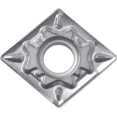 CNMG 432 HQ CA5525, 1/32″ Corner Radius, 3/16″ Thick, 1/2″ Inscribed Circle, TiCnulll2O3/TiN, Diamond, Turning Indexable Insert - Exact Tool & Supply