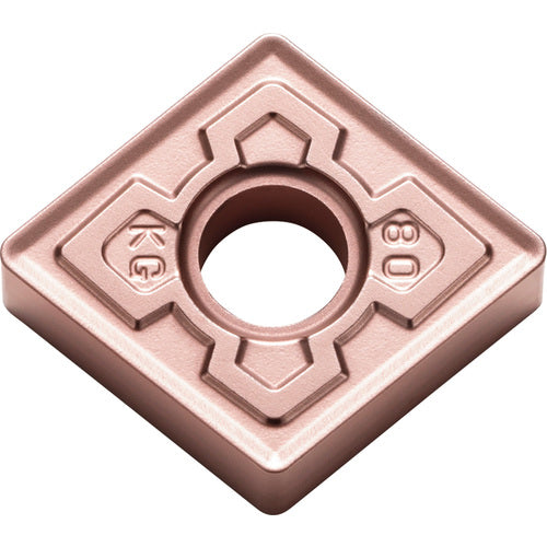 CNMG 431 KG CA320, 1/64″ Corner Radius, 3/16″ Thick, 1/2″ Inscribed Circle, TiCnulll2O3/Ti, Diamond, Turning Indexable Insert - Exact Tool & Supply