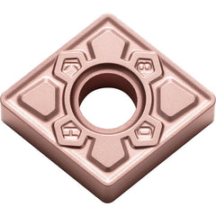 CNMG 432 KH CA310, 1/32″ Corner Radius, 3/16″ Thick, 1/2″ Inscribed Circle, TiCnulll2O3/Ti, Diamond, Turning Indexable Insert - Exact Tool & Supply