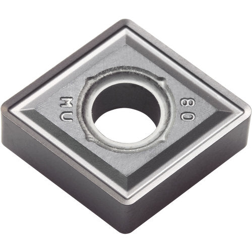 CNMG 643 MU PR015S, 3/64″ Corner Radius, 1/4″ Thick, 3/4″ Inscribed Circle, MEGACOAT HARD, Diamond, Turning Indexable Insert - Exact Tool & Supply