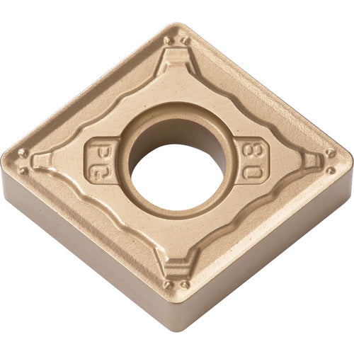 CNMG 433 PG CA525, 3/64″ Corner Radius, 3/16″ Thick, 1/2″ Inscribed Circle, TiCnulll2O3/TiN, Diamond, Turning Indexable Insert - Exact Tool & Supply