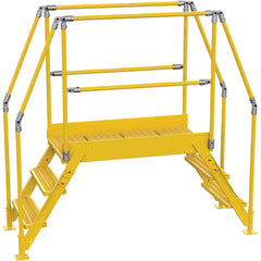 Cross-Over Ladder 3 Step 28 H 38″W - Exact Tool & Supply