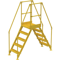 Cross-Over Ladder 5 Step 48 H 14″W - Exact Tool & Supply