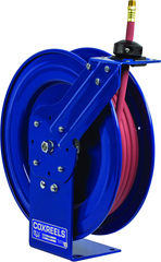 #P-LP-450 For 1/2" x 50' Hose Low Pressure Spring Rewind Hose Reel w/ Hose - Exact Tool & Supply