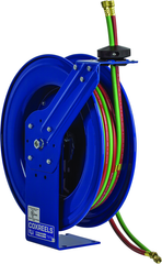 #SHW-N-150 For 1/4" I.D x 50' Oxy-acetylene Hose- Spring Rewind Hose Reel - Exact Tool & Supply