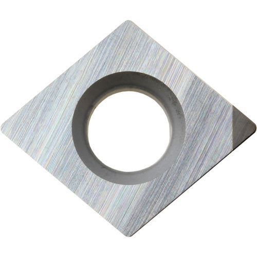 CPGB 3205 SE KBN510, 0.0079″ Corner Radius, 1/8″ Thick, 3/8″ Inscribed Circle, Diamond, Turning Indexable Insert - Exact Tool & Supply