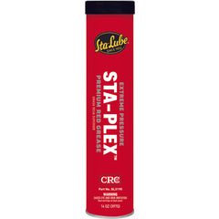 Extreme Pressure Sta-Plex Premium Red Grease - 14 oz - Exact Tool & Supply