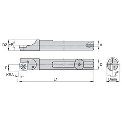 QSMI37545R WG STEEL GROOVING THREADING BAR - Exact Tool & Supply