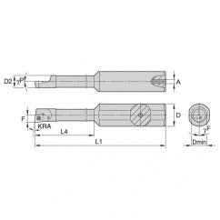 CSBI2505001255R WG STEEL BORING BAR STEPPED - Exact Tool & Supply