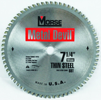 7-1/4"- HSS Metal Devil Circ Saw Blade - for Thin Steel - Exact Tool & Supply