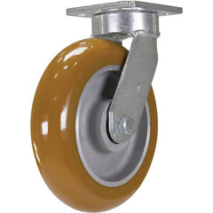8 × 2 Kingpinless Swivel Caster W/Ultra Wheel - Exact Tool & Supply