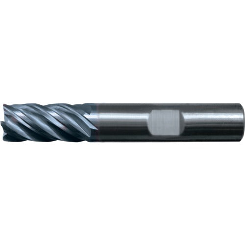 3/8″ × 3/8″ × 5/8″ × 2″ RHS / RHC Solid Carbide 5-Flute High-Performance End Mill for Ferrous Material - TiAlN - Exact Tool & Supply