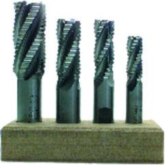 11/16 Dia. x 3-5/8 Overall Length 4-Flute Square End High Speed Steel SE End Mill-Round Shank--Uncoated - Exact Tool & Supply