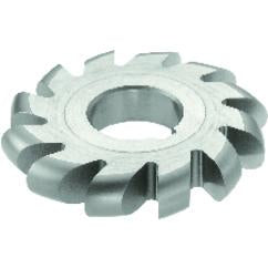 5/8 Radius - 4-1/2 x 1-1/4 x 1-1/4 - HSS - Convex Milling Cutter - Standard Diameter - 10T - TiN Coated - Exact Tool & Supply