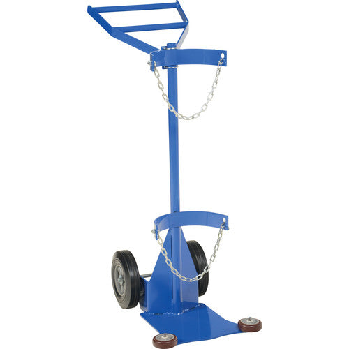 Deluxe Cylinder Dolly-Hard Rubber Wheels - Exact Tool & Supply