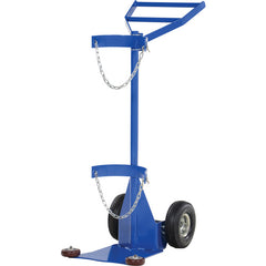 Deluxe Cylinder Dolly-Pneumatic Wheels - Exact Tool & Supply