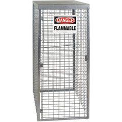 Vertical Cylinder Storage-Galv 30.5 × 30.5 - Exact Tool & Supply