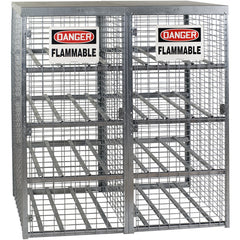 Horizontal Cylinder Storage-Galv 29 × 58 - Exact Tool & Supply