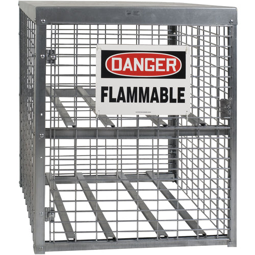 Horizontal Cylinder Storage-Galv 29 × 29 - Exact Tool & Supply