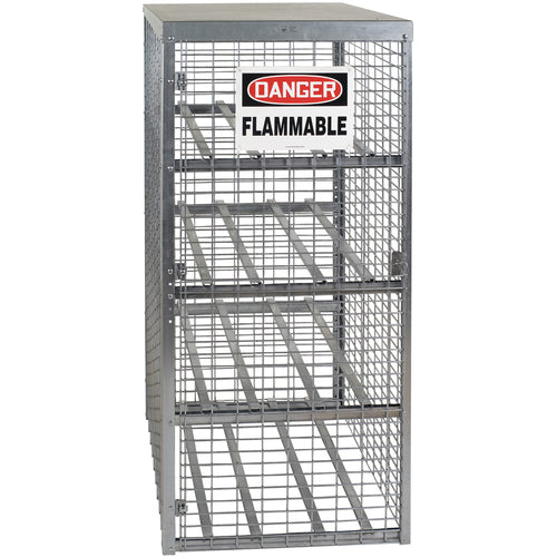 Horizontal Cylinder Storage-Galv 30 × 30 - Exact Tool & Supply