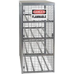 Horizontal Cylinder Storage-Galv 30 × 30 - Exact Tool & Supply