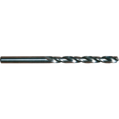 ‎19/64″ Dia. × 19/64″ Shank × 2-3/8″ Flute Length × 3-3/4″ OAL, 118°, TiAlN, 2 Flute, External Coolant, Straight Solid Carbide Drill - Exact Tool & Supply