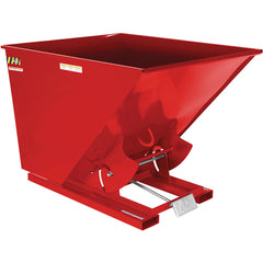 Self-Dump Hopper Hd 2 Cu Yd 6K Red - Exact Tool & Supply