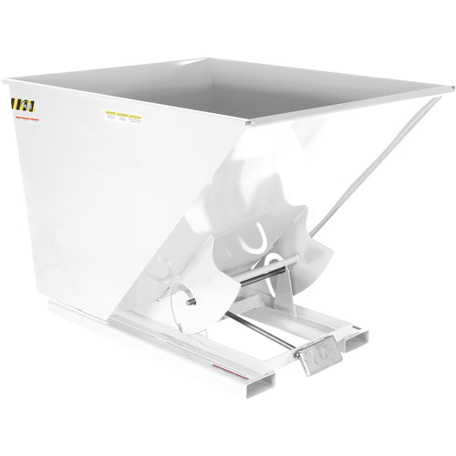 Self-Dump Hopper Ld 2 Cu Yd 2K White - Exact Tool & Supply