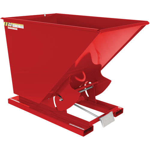 Self-Dump Hopper Md 2 Cu Yd 4K Red - Exact Tool & Supply