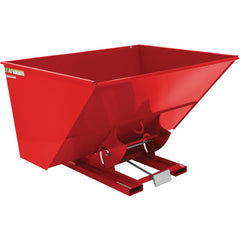 Self-Dump Hopper Hd 3 Cu Yd 6K Red - Exact Tool & Supply