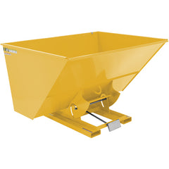Self-Dump Hopper Ld 3 Cu Yd 2K Yellow - Exact Tool & Supply