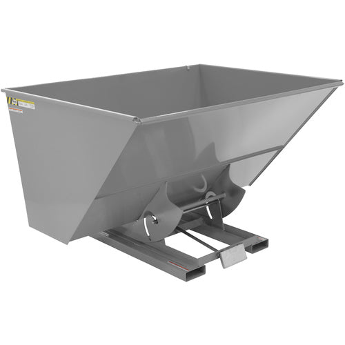Self-Dump Hopper Md 3 Cu Yd 4K Machine Gray - Exact Tool & Supply