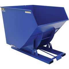 Self-Dump Hopper Hd 3.5 Cu Yd 6K Blue - Exact Tool & Supply