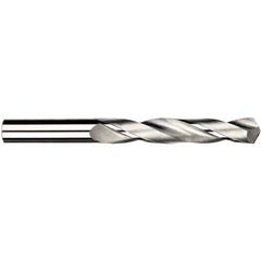 ‎3/8″ Dia. × 3/8″ Shank × 2-3/4″ Flute Length × 4-1/4″ OAL, 2xD Flute, External Coolant, Plain Solid Carbide Drill - Exact Tool & Supply