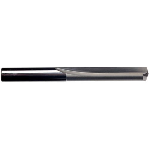 ‎5/32″ Dia. × 5/32″ Shank × 1″ Flute Length × 2-1/16″ OAL, 2xD Flute, External Coolant, Plain Solid Carbide Drill - Exact Tool & Supply