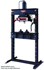 Air Operated Double Pump Hydraulic Press - 6-475 - 75 Ton Capacity - Exact Tool & Supply
